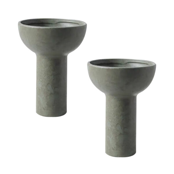 SOGA 2X 15x19.5cm Ornament Minimalist Nordic Versatile Ceramic Vase Modern Luxury Decorative for Home Decor, Home & Living>Home Decor>Indoor Pots, Planters and Plant Stands, , , , ,  - NZ DEPOT 1