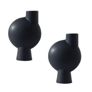 SOGA 2X 17.8x26.7cm Small Ornament a Modern Abstract Vase Decorative Object Unique Shape with Narrow Neck for Home Decor, Home & Living, Home Decor, Indoor Pots, Planters and Plant Stands, , ,  - NZ DEPOT 1