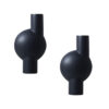 SOGA 2X 17x32cm Medium Ornament a Modern Abstract Vase Decorative Object Unique Shape with Narrow Neck for Home Decor, Home & Living>Home Decor>Indoor Pots, Planters and Plant Stands, , , , ,  - NZ DEPOT 1