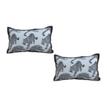 SOGA 2X 30cm Throw Pillow White &  Black Leopard Light Luxury Lumbar Decorative Cushion for Living Room, Furniture, Living Room Furniture, Occasional Chairs, , ,  - NZ DEPOT 1