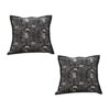 SOGA 2X 45cm Throw Pillow Black Cat Paradise Wide Border Decorative Cushion for Living Room, Furniture>Living Room Furniture>Occasional Chairs, , , , ,  - NZ DEPOT 1