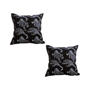 SOGA 2X 45cm Throw Pillow Black Leopard Light Luxury Decorative Cushion for Living Room, Furniture, Living Room Furniture, Occasional Chairs, , ,  - NZ DEPOT 1