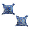 SOGA 2X 45cm Throw Pillow Deep Sea Blue Gradient Dyed Decorative Soft Square for Couch or Bed, Furniture>Living Room Furniture>Occasional Chairs, , , , ,  - NZ DEPOT 1