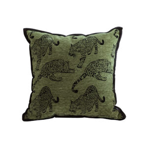 SOGA 40cm Throw Pillow Green Leopard Square Retro Decorative Cushion for Living Room, Furniture, Living Room Furniture, Occasional Chairs, , ,  - NZ DEPOT 1