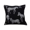 SOGA 45cm Black Light Luxury Zebra Cushion Decorative Square Pillow Living Room Home Decor, Furniture>Living Room Furniture>Occasional Chairs, , , , ,  - NZ DEPOT 1