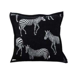 SOGA 45cm Black Light Luxury Zebra Cushion Decorative Square Pillow Living Room Home Decor, Furniture, Living Room Furniture, Occasional Chairs, , ,  - NZ DEPOT 1