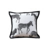 SOGA 45cm Black and White Light  Luxury Zebra Cushion Decorative Square Pillow Living Room, Furniture>Living Room Furniture>Occasional Chairs, , , , ,  - NZ DEPOT 1