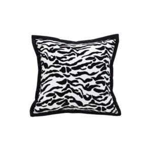 SOGA 45cm Black and White Luxury Cushion Light Mottled Texture Decorative Square Pillow Living Room, Furniture, Living Room Furniture, Occasional Chairs, , ,  - NZ DEPOT 1