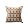 SOGA 45cm Brown Checkered Chain Jacquard Square Pillow Decorative Cushion for Living Room, Furniture>Living Room Furniture>Occasional Chairs, , , , ,  - NZ DEPOT 1