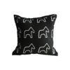 SOGA 45cm Throw Pillow Black Teddy Fleece Square Pony Design Decorative Cushion for Living Room, Furniture>Living Room Furniture>Occasional Chairs, , , , ,  - NZ DEPOT 1