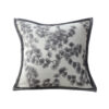 SOGA 45cm Throw Pillow Off White Wide Border with Branch and Pine Needle Design Pattern Home Decor, Furniture>Living Room Furniture>Occasional Chairs, , , , ,  - NZ DEPOT 1