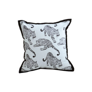 SOGA 45cm Throw Pillow White & Black Leopard Light Luxury Decorative Cushion for Living Room, Furniture, Living Room Furniture, Occasional Chairs, , ,  - NZ DEPOT 1