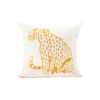 SOGA 45cm Throw Pillow White Light Luxury with Golden Leopard Design Decorative Square Cushion Home Decor, Furniture>Living Room Furniture>Occasional Chairs, , , , ,  - NZ DEPOT 1
