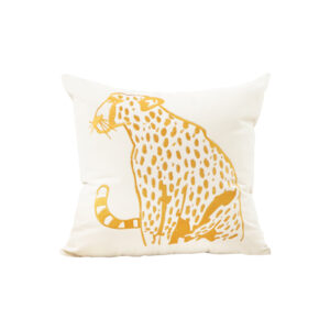 SOGA 45cm Throw Pillow White Light Luxury with Golden Leopard Design Decorative Square Cushion Home Decor, Furniture, Living Room Furniture, Occasional Chairs, , ,  - NZ DEPOT 1