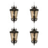 Vintage Lamp 4X 60.3cm Aluminum & Glass Lantern Elegant Chandelier Style Classic Hanging Light Antique-Inspired Design, Home & Living>Lighting>Indoor Lights>Lamps, , , , ,  - NZ DEPOT 1