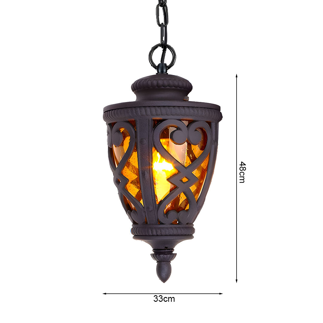 Vintage Lamp 6X 48cm  Aluminum Glass Lantern Chandelier for Home Decor, Home & Living>Lighting>Indoor Lights>Lamps, , , , ,  - NZ DEPOT 5