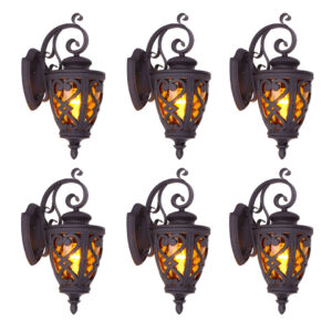 SOGA 6X 57cm Vintage Outdoor Wall Lantern Antique Bronze Sconce, Home & Living, Lighting, Indoor Lights, Lamps, ,  - NZ DEPOT 1