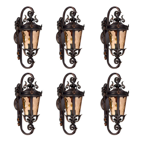 Vintage Lantern 6X 70cm Aluminum & Glass Wall Light Classic Lantern Design Elegant Outdoor Antique Inspired Wall Lamp, Home & Living, Lighting, Indoor Lights, Lamps, ,  - NZ DEPOT 1