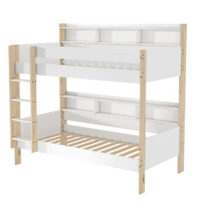 Gilly Bunk Bed White + Natural