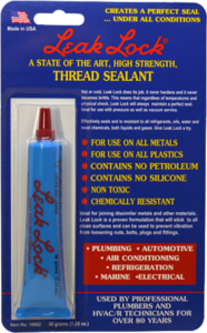 LEAK LOCK 1oz TUBE Adhesives COMPONENTS NZ DEPOT