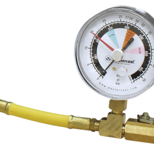 Leak Testing Adaptor, Gauge with Shut off Valve -