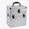 Makeup Case Model 2 Silver With Drawer