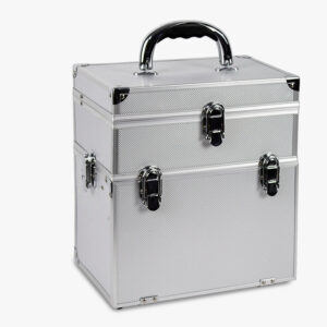 Makeup Case Model 2 Silver With Drawer