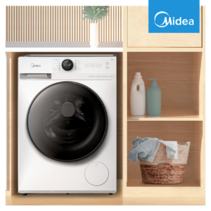 Midea 9.0KG Steam Wash Front Load Washing Machine With Wi-Fi - White Color - Front Load Washing Machines - MF200W90WB/W-2 - NZ DEPOT