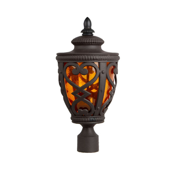 Vintage Lamp 50.8cm Elegant Post Light with Aluminum and Glass Lantern Classic Outdoor Lighting, Home & Living>Lighting>Indoor Lights>Lamps, , , , ,  - NZ DEPOT 1