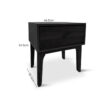 Samuel Bedside Black
