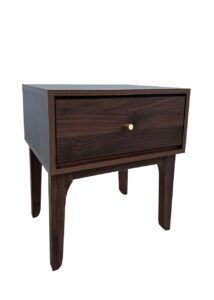 Samuel Bedside Walnut PR65055 Bedside Table NZ DEPOT