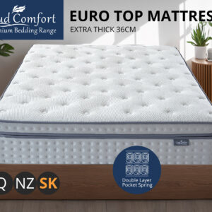 T Euro top mattress DOU36 Super King