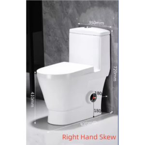 Toilet Suite - One Piece  Skew - Right Hand Trap, Suite - NZ DEPOT