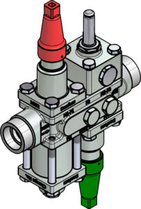 Valve station ICF 20 4 18H 25 mm Connection standard ASME B 16.11 Industrial Valves 027L3354