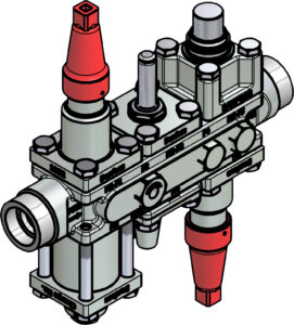 Valve station ICF 20 6 5MB 25 mm Connection standard ASME B 16.11 Industrial Valves 027L3045