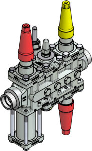 Valve station ICF 25 6 3RB 32 mm Connection standard ASME B 16.11 Industrial Valves 027L4031