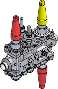 Valve station ICF SS 25 6 3RB 32 mm Connection standard EN 10220 Industrial Valves 027L4725