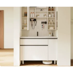 Buy Vanity - Multiple Plywood Vanity in White Color - 100% Water Proof 485x920mm - M900F White Online - Vanities - Freestanding - Square Basin - 1 - NZ Depot Delivery