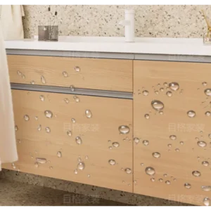 Buy Vanity - Multiple Plywood Vanity in Wooden Color - 100% Water Proof 485x920mm - M900 Wooden Online - Vanities - Wall Hung - 3 - NZ Depot Delivery