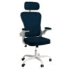 Molina Mesh Task Chair White+Blue
