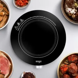 Buy SOGA 26cm Smart Electric Induction Cooktop Portable Kitchen Cooker for Cookware Online - Electronics & appliances > appliances > large appliances > cooktops > induction cooktops - 2 - NZ Depot Free Shipping