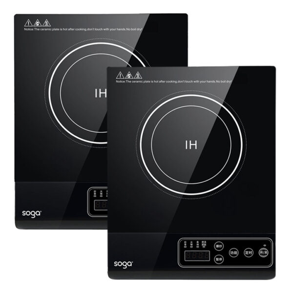 SOGA 2X 35.5cm Cooktop Electric Smart Induction Cook Top Portable Kitchen Cooker Cookware, Electronics & appliances > appliances > large appliances > cooktops > induction cooktops, , , , ,  - NZ DEPOT 1