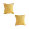 SOGA 2X 50cm Throw Pillow Turmeric Yellow Aesthetic Chenille Texture for Home Decor, Furniture>Living Room Furniture>Occasional Chairs, , , , ,  - NZ DEPOT 1