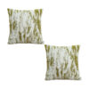 SOGA 2X 50cm Throw Pillow White and Olive Green Deluxe Polyester Fiber and Cotton for Home Decor, Furniture>Living Room Furniture>Occasional Chairs, , , , , - NZ DEPOT 1