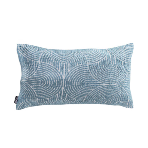 SOGA 35cm Blue Throw Pillow Geometric Indoor and Outdoor Corded for Home Decor, Furniture, Living Room Furniture, Occasional Chairs, , ,  - NZ DEPOT 1