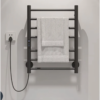 Heated Towel Rail Stainless Steel Intelligent Screen Constant Temperature With Plug, Heated Towel Rail - NZ DEPOT