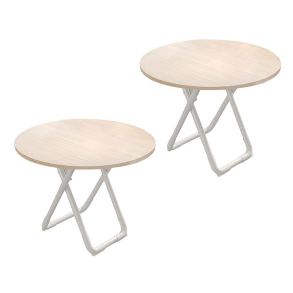 SOGA 2X 80cm Light Wood Color Table Versatile Use Modern Design for Home Decor, Furniture>Living Room Furniture>Tables, , , , ,  - NZ DEPOT 1