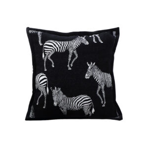 SOGA 50cm Throw Pillow Black Light Luxury Zebra Square Pillow for Home Decor, Furniture, Living Room Furniture, Occasional Chairs, , ,  - NZ DEPOT 1