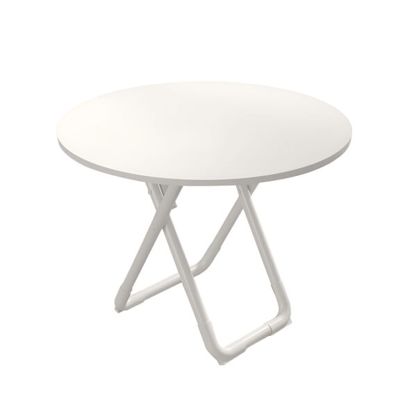 SOGA 80cm White Modern Minimalist Table with Sleek Surface Stylish and Functional Design, Furniture, Living Room Furniture, Tables, , ,  - NZ DEPOT 1