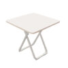 SOGA 80cm White Square Table with White Legs Modern Minimalist Design for Home Decor, Furniture, Living Room Furniture, Tables, , ,  - NZ DEPOT 1